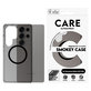 Custodia Smokey con QI nero per Samsung Galaxy S25 Ultra, Nero, PanzerGlass