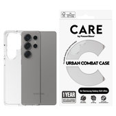 Custodia Urban Combat per Samsung Galaxy S25 Ultra, Trasparente, PanzerGlass