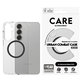 Custodia Urban Combat con QI nero per Samsung Galaxy S25+, Trasparente, PanzerGlass