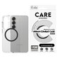 Custodia Urban Combat con QI nero per Samsung Galaxy S25, Trasparente, PanzerGlass