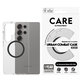 Custodia Urban Combat con QI nero per Samsung Galaxy S25 Ultra, Trasparente, PanzerGlass