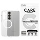 Custodia Urban Combat con QI bianco per Samsung Galaxy S25+, Trasparente, PanzerGlass