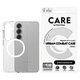 Custodia Urban Combat con QI bianco per Samsung Galaxy S25, Trasparente, PanzerGlass