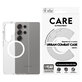 Custodia Urban Combat con QI bianco per Samsung Galaxy S25 Ultra, Trasparente, PanzerGlass