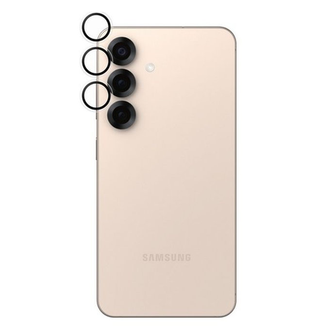 Protezione obiettivo fotocamera posteriore Hoops per Samsung S25, Transparent, PanzerGlass