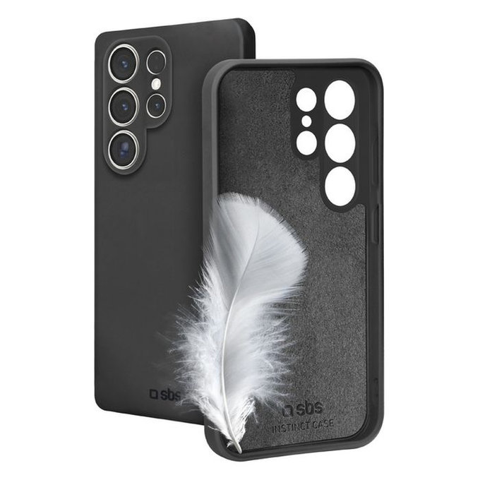 Custodia Instinct per Samsung S25 Ultra, Black, SBS