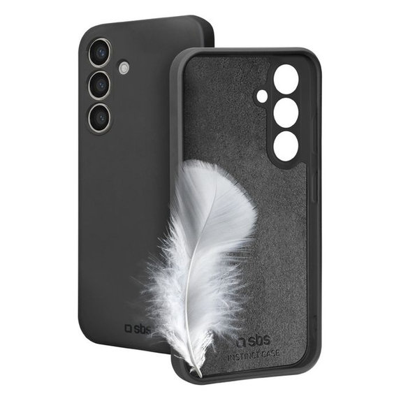 Custodia Instinct per Samsung S25+, Black, SBS