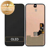 Schermo LCD per Google Pixel 8a, Vetro touch senza cornice, G949-00767-00, Genuine Service Pack