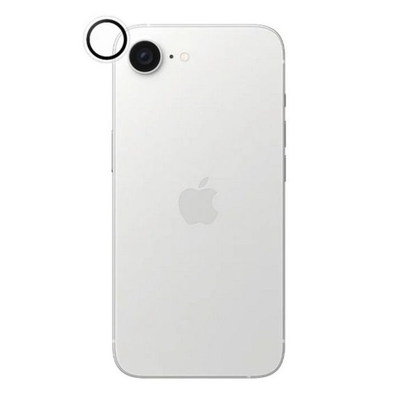 Protezione obiettivo fotocamera posteriore Hoops per iPhone 16e, Black, PanzerGlass