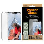 Vetro temperato UWF con applicatore per iPhone 17e/16e/14/13/13 Pro, Nero, PanzerGlass