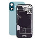 Vetro scocca posteriore per iPhone 16, Teal, con lente fotocamera, piastra metallica e magnete MagSafe