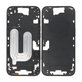 Telaio centrale con pulsanti di accensione e volume per iPhone 16, Black