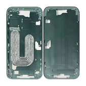 Telaio centrale con pulsanti di accensione e volume per iPhone 16, Verde acqua