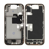 Telaio centrale con pulsanti di accensione e volume per iPhone 16 Pro, Titanio sabbia