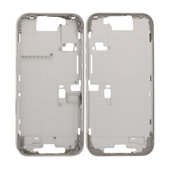 Telaio centrale con pulsanti di accensione e volume per iPhone 16 Pro, Titanio White