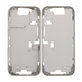 Telaio centrale con pulsanti di accensione e volume per iPhone 16 Pro, Titanio White