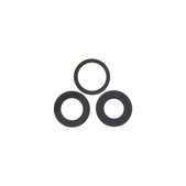 Lente fotocamera posteriore 3 pz per iPhone 16 Pro