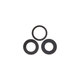 Lente fotocamera posteriore 3 pz per iPhone 16 Pro