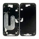 Telaio centrale con pulsanti di accensione e volume per iPhone 16 Plus, Black