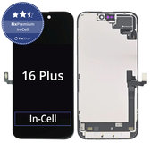 Schermo In-Cell FHD per iPhone 16 Plus, Vetro touch con cornice, FixPremium