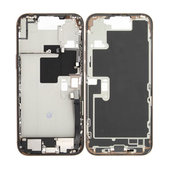 Telaio centrale con pulsanti di accensione e volume per iPhone 16 Pro Max, Titanio sabbia
