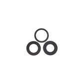 Lente fotocamera posteriore 3 pz per iPhone 16 Pro Max