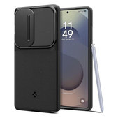 Custodia Optik Armor per Samsung S25 Ultra, Black, Spigen