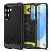 Custodia Rugged Armor con MagSafe per Samsung S25, Matte Black, Spigen