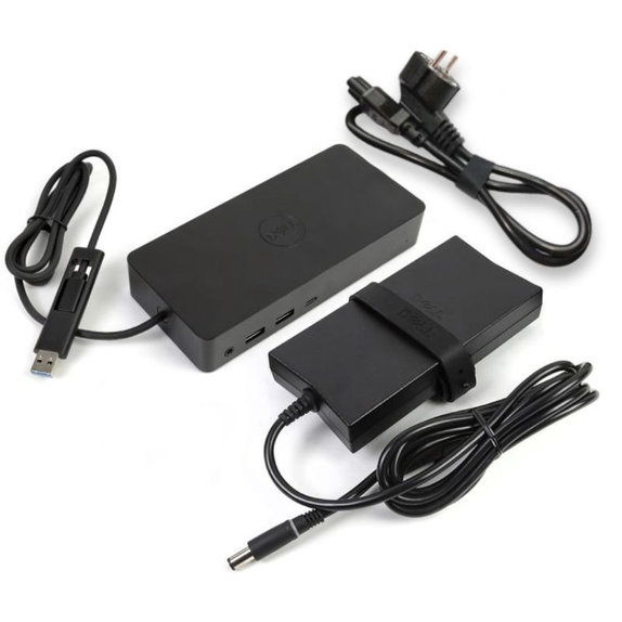 Docking Station USB-C con adattatore da 130W per Dell D6000, Ricondizionata