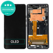 Schermo OLED per HTC U12 Plus, Black, Vetro touch con cornice