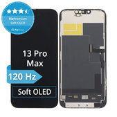 Schermo Soft OLED 120Hz per iPhone 13 Pro Max, Vetro touch con cornice, FixPremium
