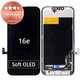 Schermo per iPhone 16e, 17e, Vetro touch con cornice, Refurbished