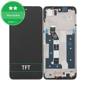 Schermo per Motorola Moto G35 5G, Black, Vetro touch con cornice