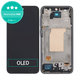 Schermo OLED per Samsung A35 A356B, Awesome Iceblue, Vetro touch con cornice