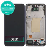 Schermo OLED per Samsung A35 A356B, Awesome Navy, Vetro touch con cornice