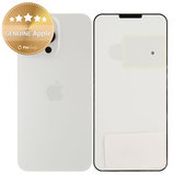 Vetro della scocca posteriore per iPhone 15 Pro Max, White Titanium, 661-36908 Genuine Apple