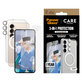 Bundle 3-in-1 per Samsung Galaxy S25+, PanzerGlass