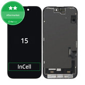 Schermo In-Cell HD+ per iPhone 15, Vetro touch con cornice