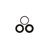 Lente fotocamera posteriore 3 pz per iPhone 15 Pro Max