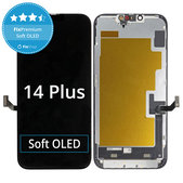 Schermo Soft OLED per iPhone 14 Plus, Vetro touch con cornice, DIAGNOSTIC