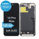 Schermo Soft OLED per iPhone 14 Pro Max, Vetro touch con cornice, DIAGNOSTIC