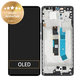 Schermo per Xiaomi Redmi Note 14 Pro 4G 24116RACCG, Midnight Black, Vetro touch con cornice, 560003000O600, Genuine Service Pack