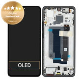 Schermo per Xiaomi Poco X7 Pro 2412DPC0AG, Black, Vetro touch con cornice, 56000300O1000, Genuine Service Pack