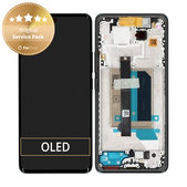 Schermo per Xiaomi Redmi Note 14 Pro+ 5G , Midnight Black, Vetro touch con cornice, 5600190O16U00, Genuine Service Pack