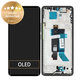 Schermo per Xiaomi Redmi Note 14 Pro 5G 24090RA29G, Midnight Black, Vetro touch con cornice, 56002300O1600, Genuine Service Pack
