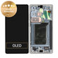 Schermo per Samsung S25 Ultra, Titanium Silver, Vetro touch con cornice, GH82-36387A, Genuine Service Pack