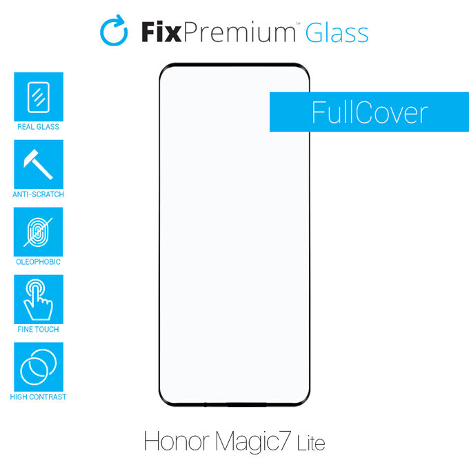 Vetro temperato FullCase per Honor Magic7 Lite, FixPremium