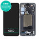 Schermo OLED per Samsung S25, Blueblack, Vetro touch con cornice