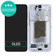 Schermo OLED per Samsung S25, Icyblue, Vetro touch con cornice