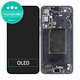 Schermo OLED per Samsung S25 Plus, Blueblack, Vetro touch con cornice